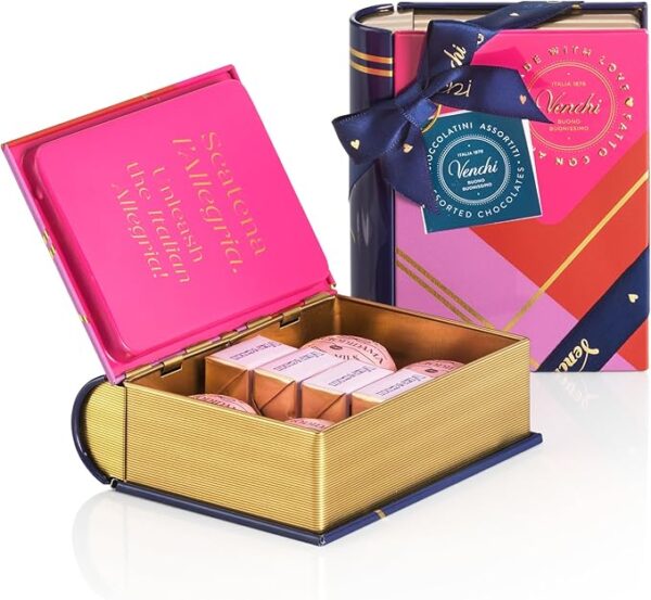 Choco italiano Venchi mini libro bacio y mixto
