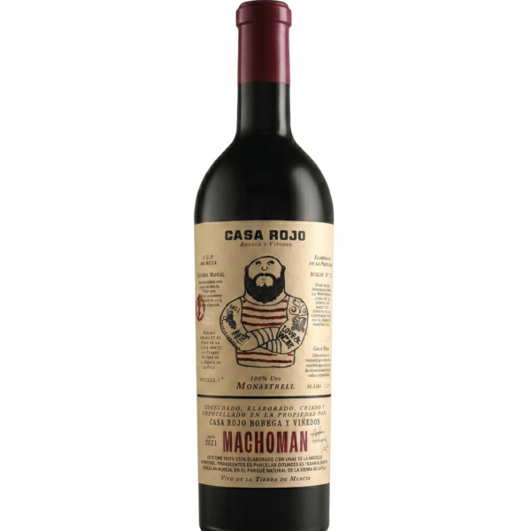 Machoman monastrell casa rojo