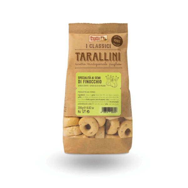 Tarallini Finocchio Puglia Sapori 200gr