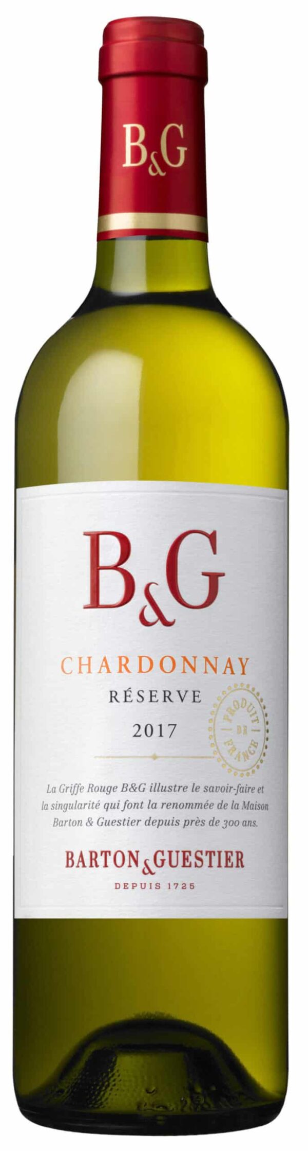 B&G Chardonnay Réserve 2024 – Uva: Chardonnay.