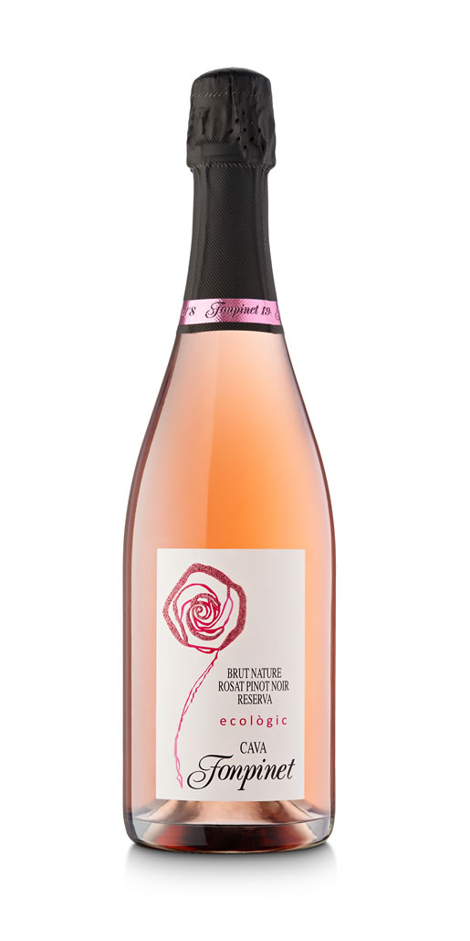 Fonpinet Brut Nature Rosat Reserva (Cava) – Uva: Pinot Noir.
