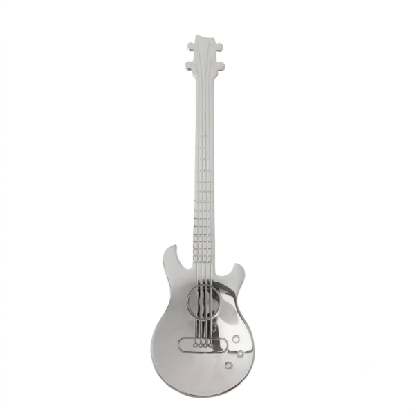 Cucharita de Acero Inoxidable con Forma de Guitarra