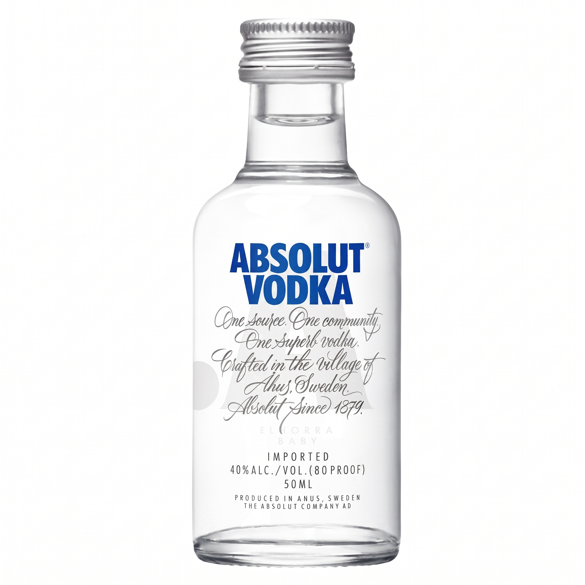 Vodka Absolut Original - Miniatura (50 ml / 5 cl)